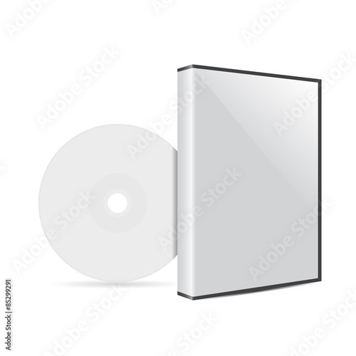 cd or dvd disc cover mockup