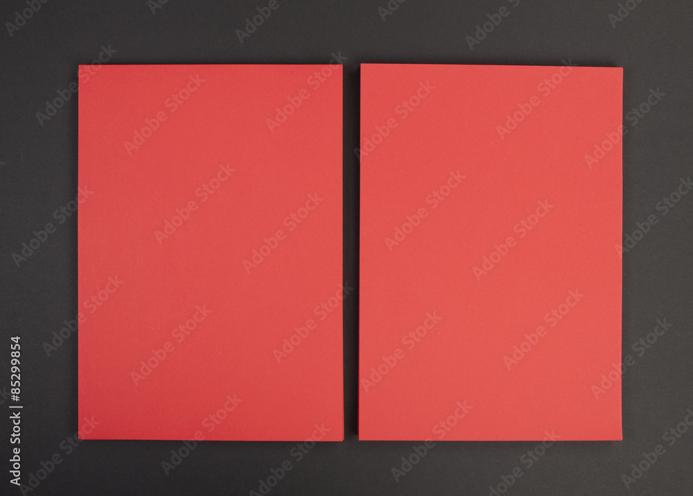 Blank flyer poster on grey to replace your design. Blank flyer poster on grey to replace your design.