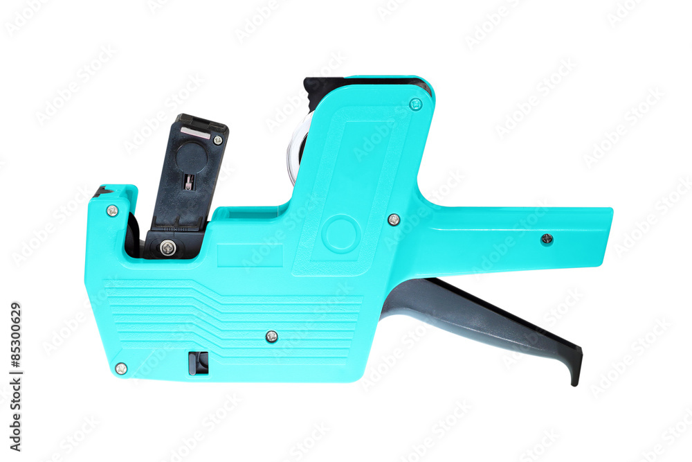 Shop pricing gun isolated on a white background Shop pricing gun isolated on a white background