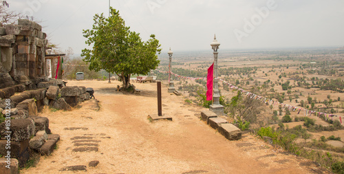 Phnom Chisor Temple, Cambodia April 2015  photo