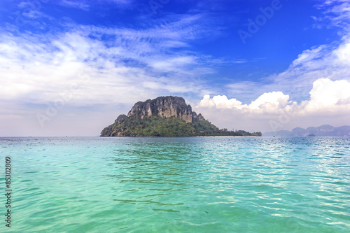 Tropical island of Thailand, summer holidays background.
