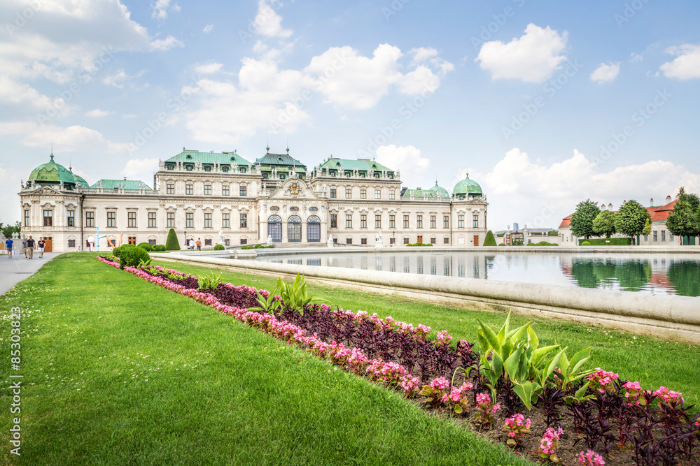Fototapeta premium The Belvedere Palace, Vienna, Austria