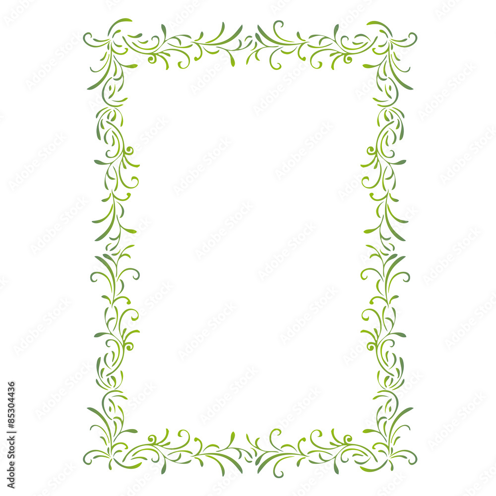 simple green frame