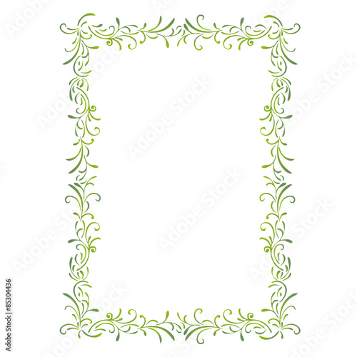 simple green frame