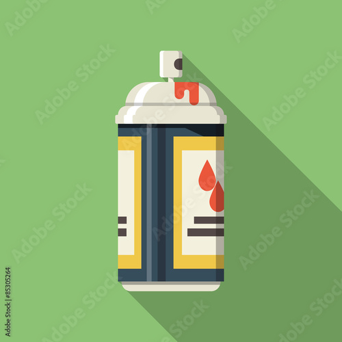 Spray Paint Can Flat Icon