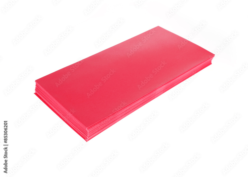 red envelope isolated on white background for gift red envelope isolated on white background for gift