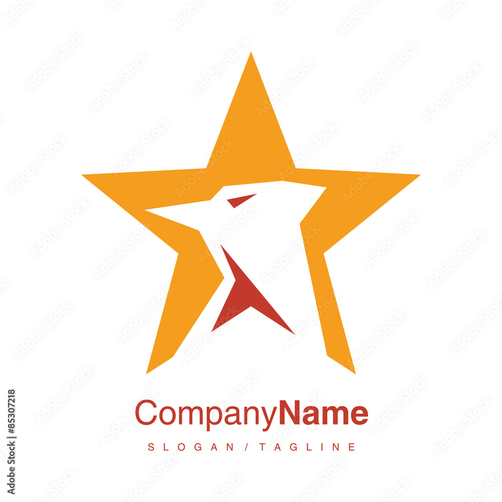 Obraz premium Bird logo icon vector