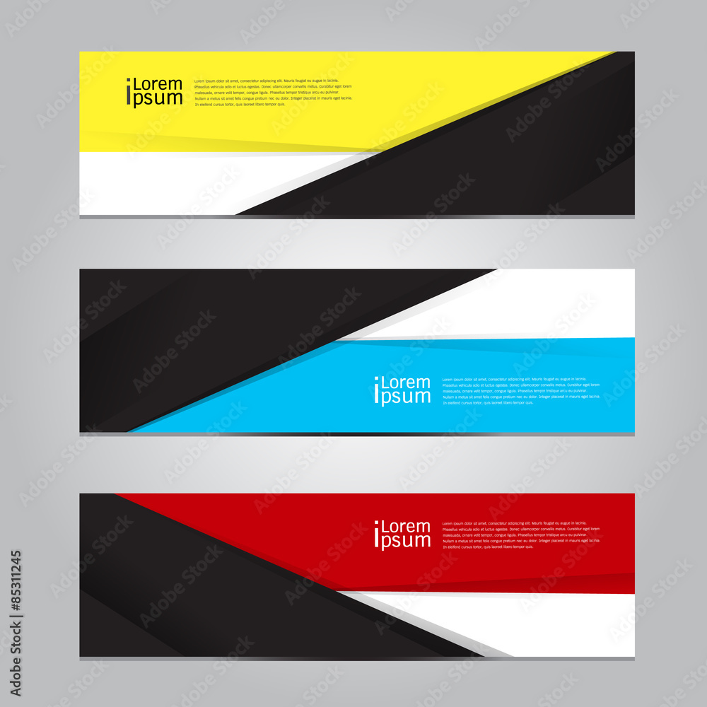 Naklejka premium Vector design Banner background, illustration EPS10