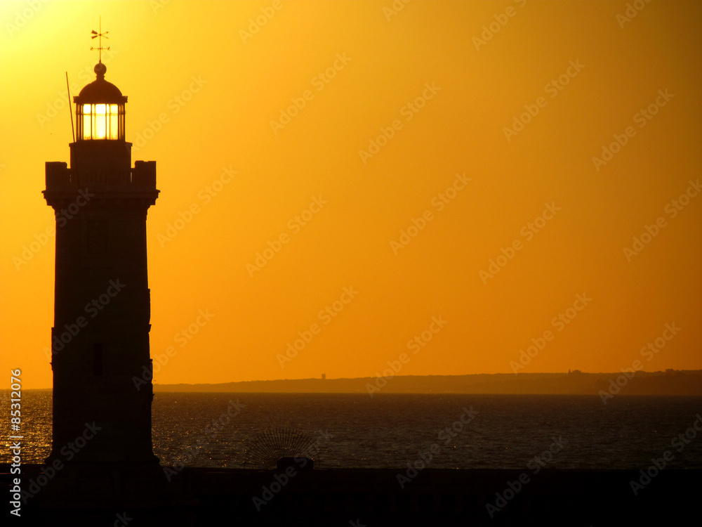 Lighthouse, sunset