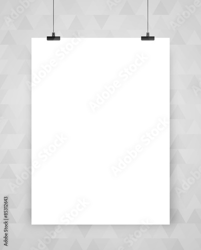 paper card on a gray background