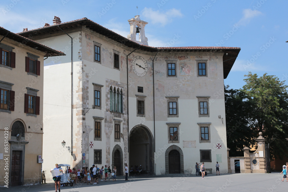 Pisa, Toscana, Italien, Schiefer Turm, Universität, Arno, Urlaub, historische Gebäude, Altstadt,Museen, 