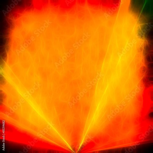 illustration of abstract background blurred magic neon lights