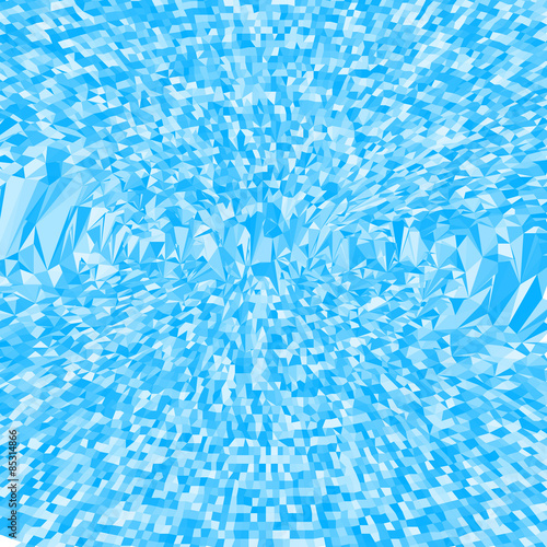 Vector illustration of abstract polygonal frozen background