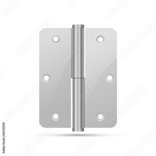 Vector silver hinge