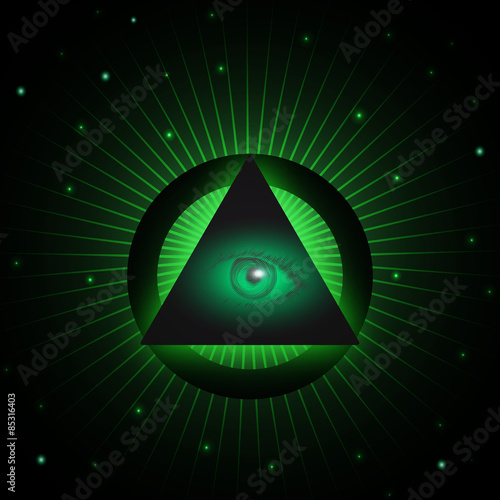 Masonic eye background