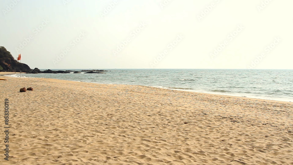 Goa, India - February 22, 2015: Unidentified people relaxing on Goa, India - February 22, 2015: Unidentified people relaxing on