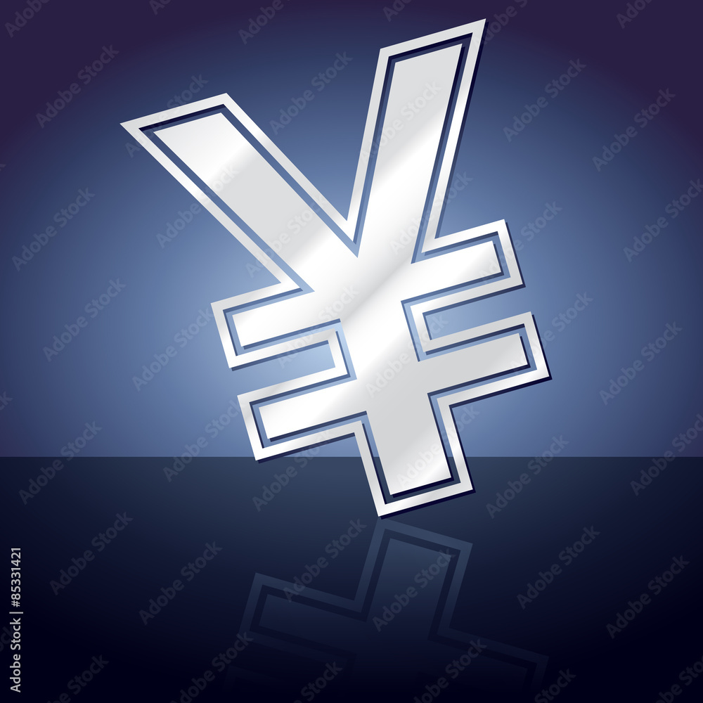 Obraz premium Yen Currency Symbol