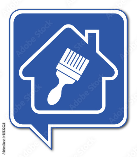 Logo maison et travaux.