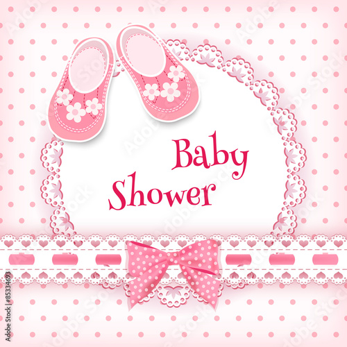 Baby shower card.