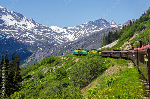 Cuadro en lienzo White Pass & Yukon Route Railroad