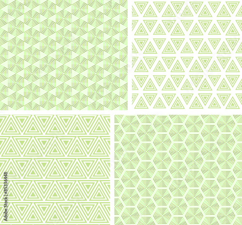 Set geometric patterns