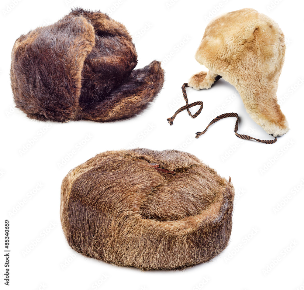 Obraz premium Fur hats