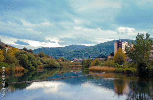 Landscape across the river in Tivoli