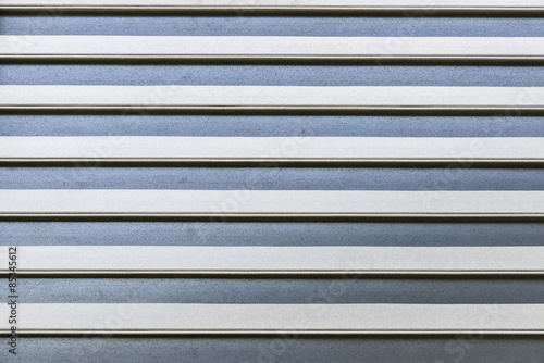 Closeup of a metal panel
