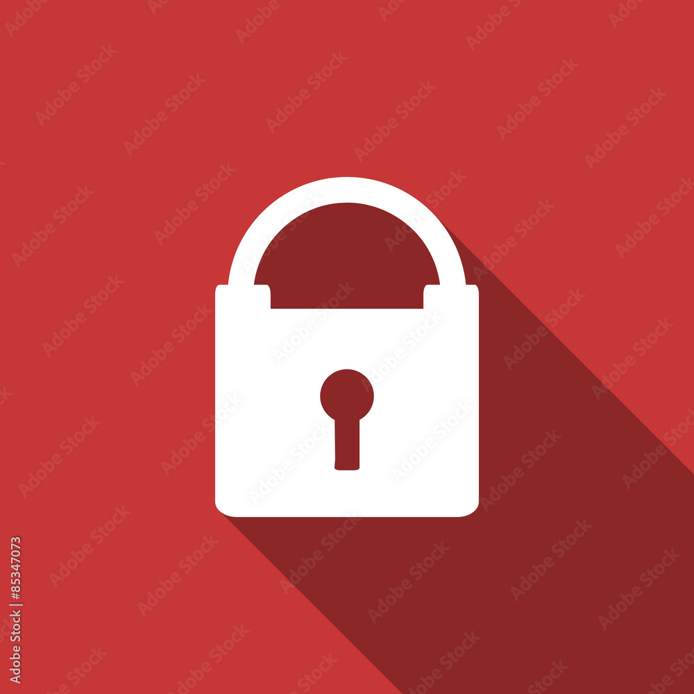 padlock flat design modern icon padlock flat design modern icon