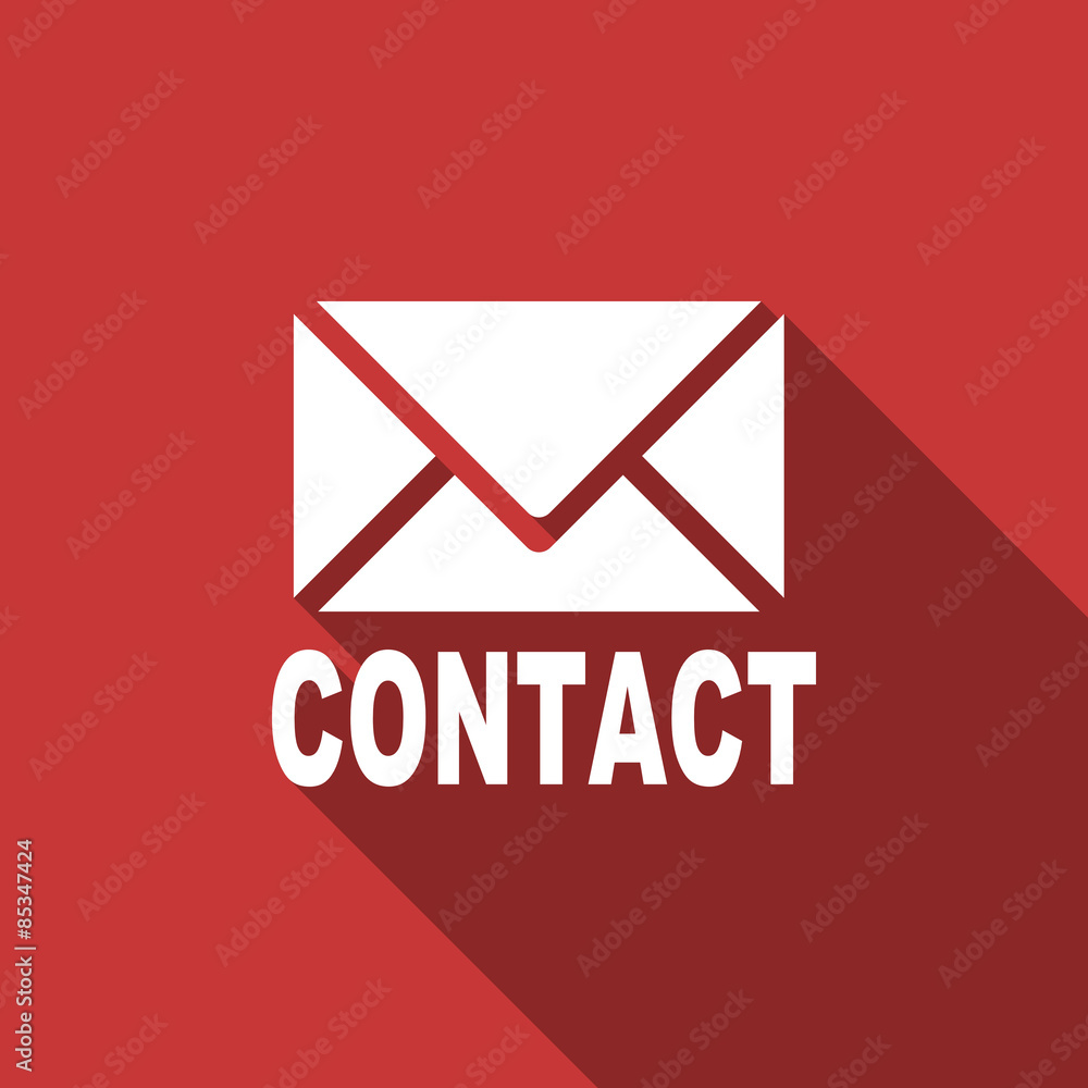 email flat design modern icon