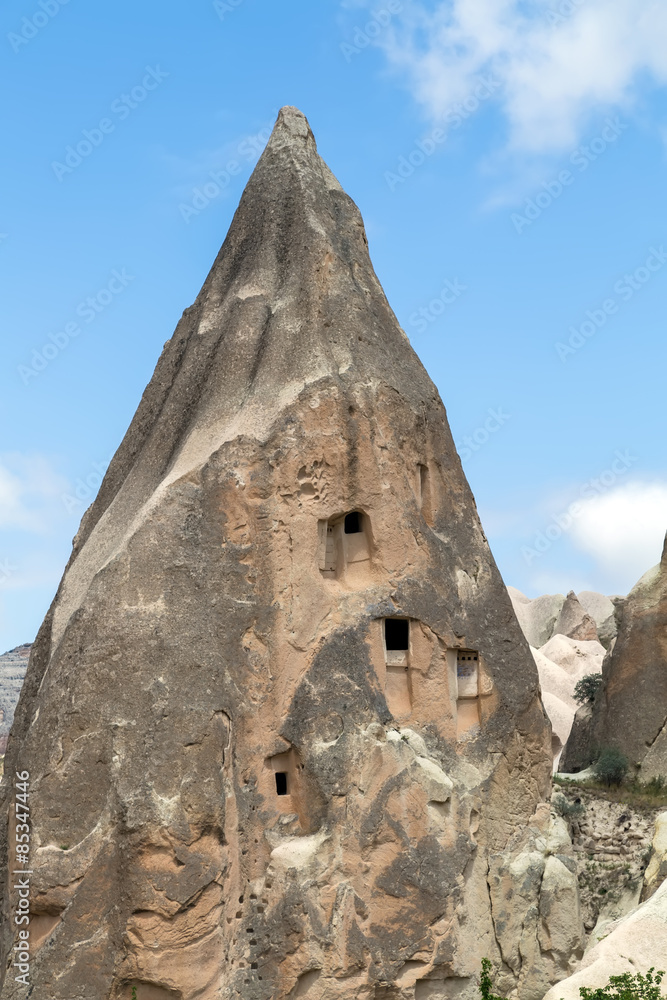 tuff Mountain landscape, Cappadocia, Turkey