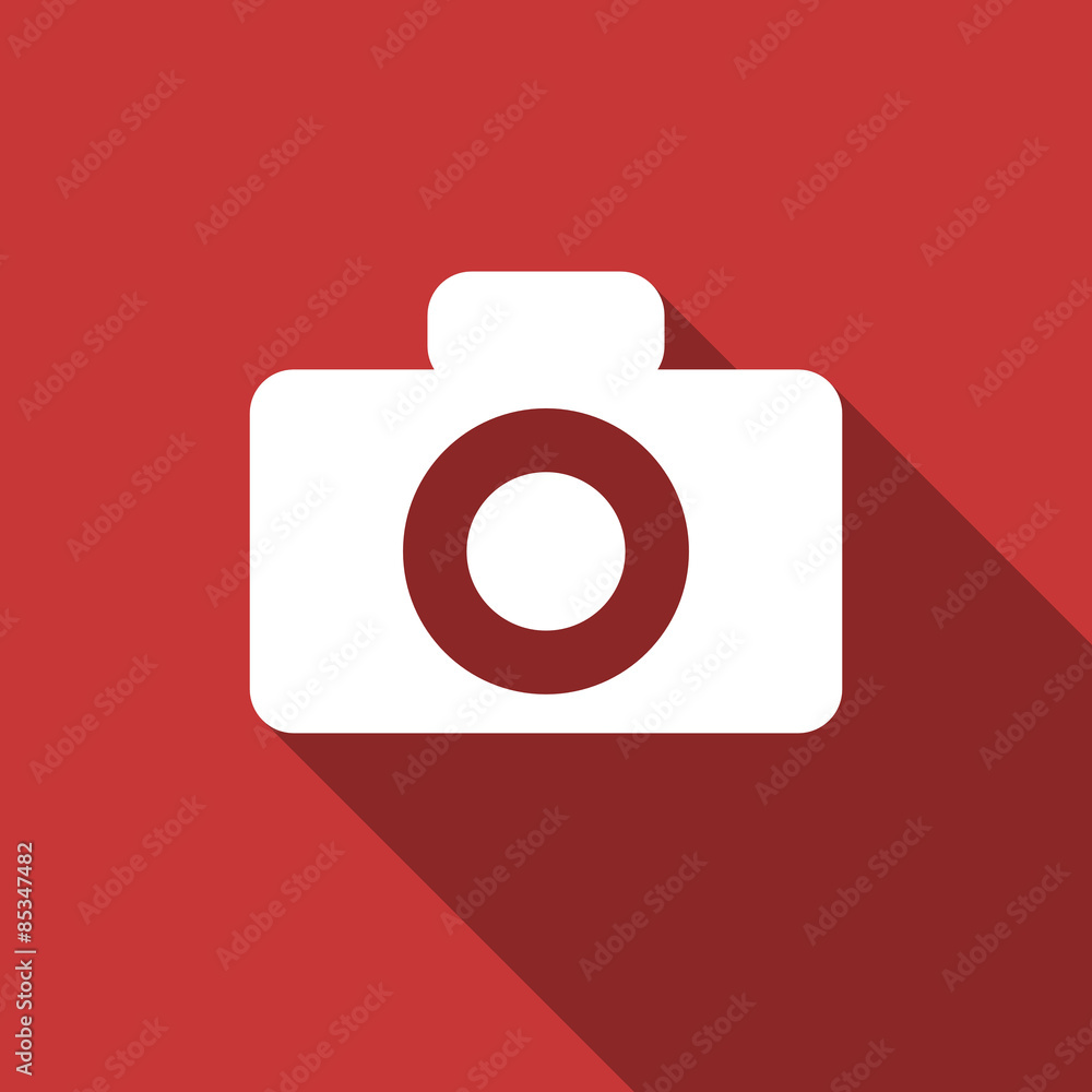 camera flat design modern icon camera flat design modern icon