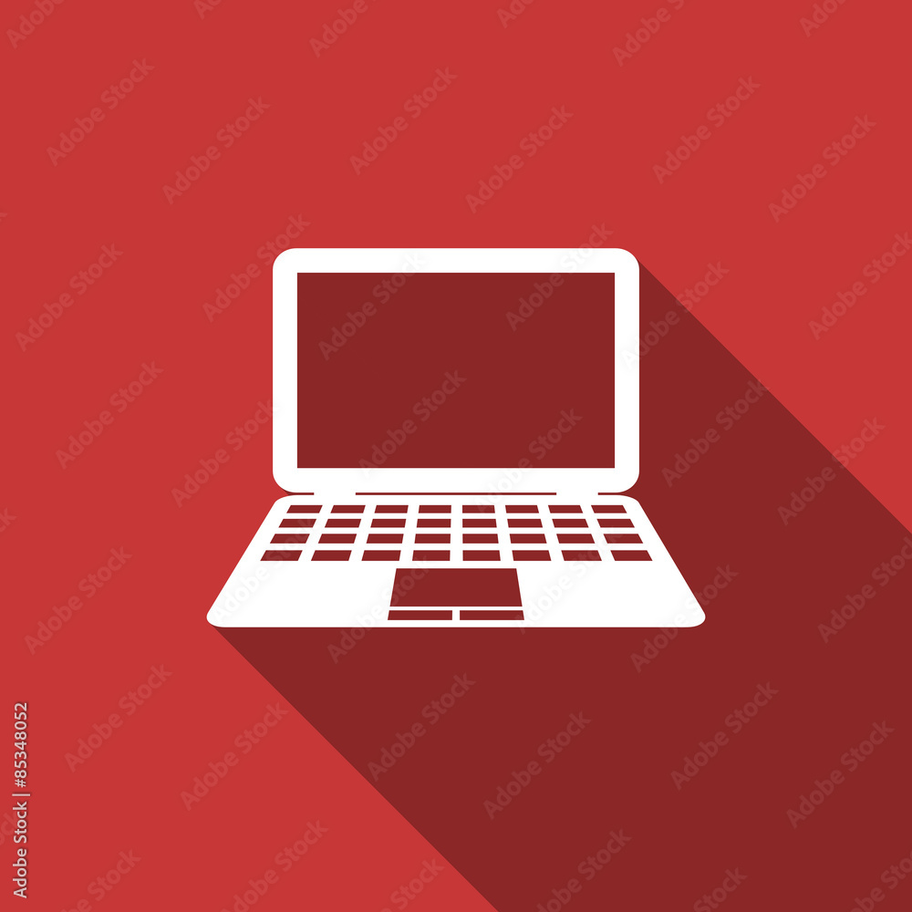 computer flat design modern icon
