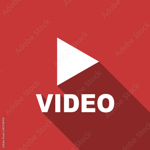 video flat design modern icon Free Download video flat design modern icon - GFXLoad