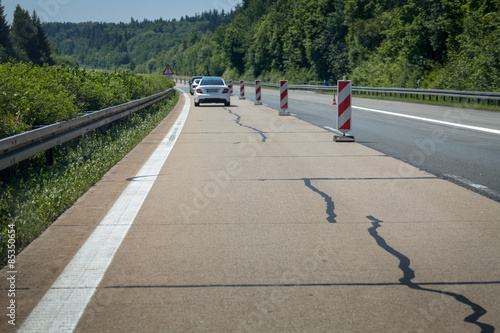 Autobahnausbesserungen