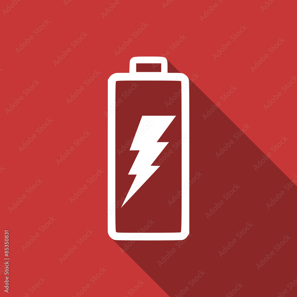 battery flat design modern icon battery flat design modern icon