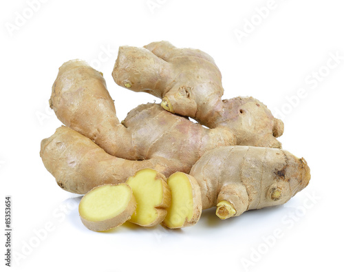 ginger on white background