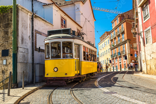 Canvas Print Lisbon tram