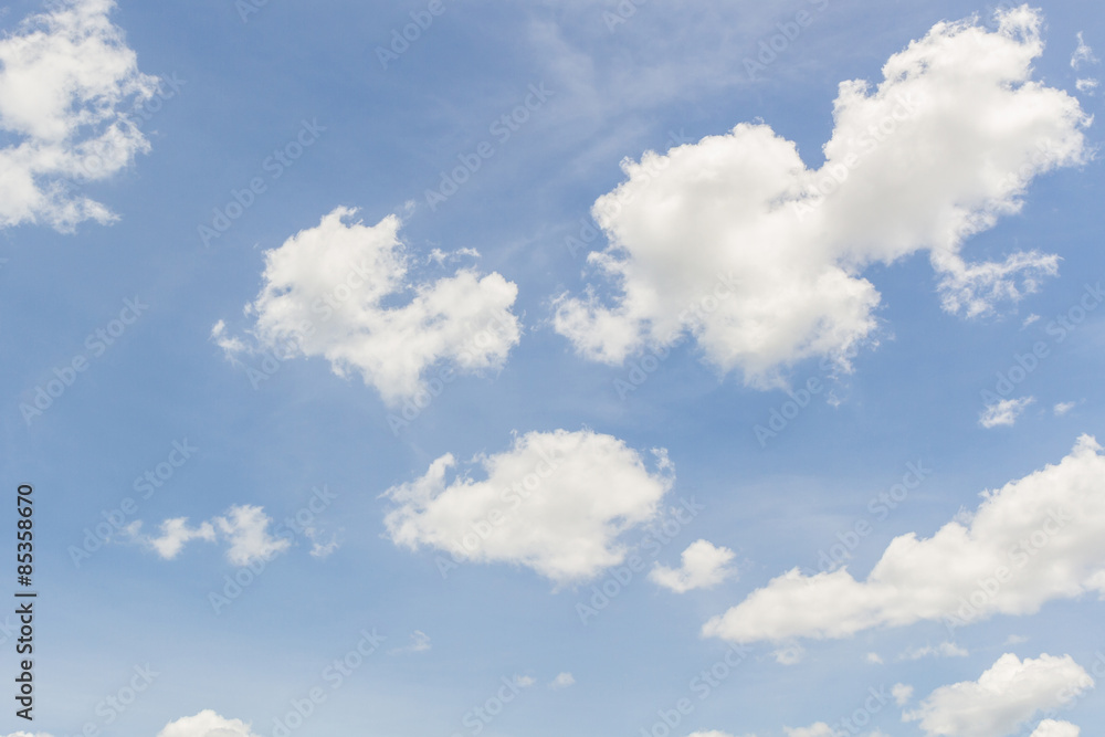 Obraz premium Blue sky background .