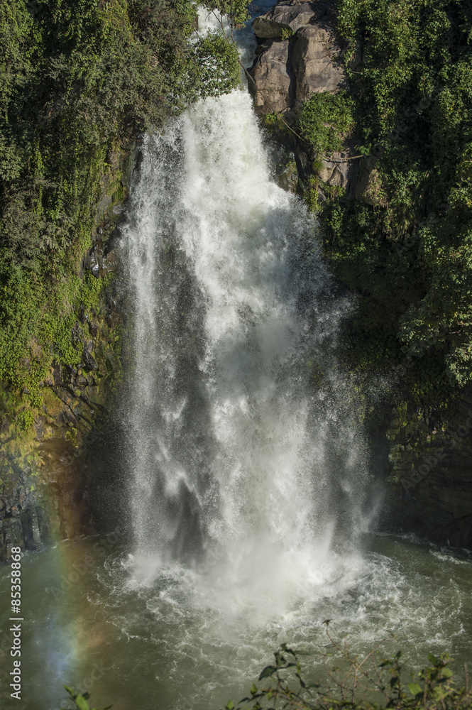 Waterfall in Tengchong, Yunnan of China Waterfall in Tengchong, Yunnan of China