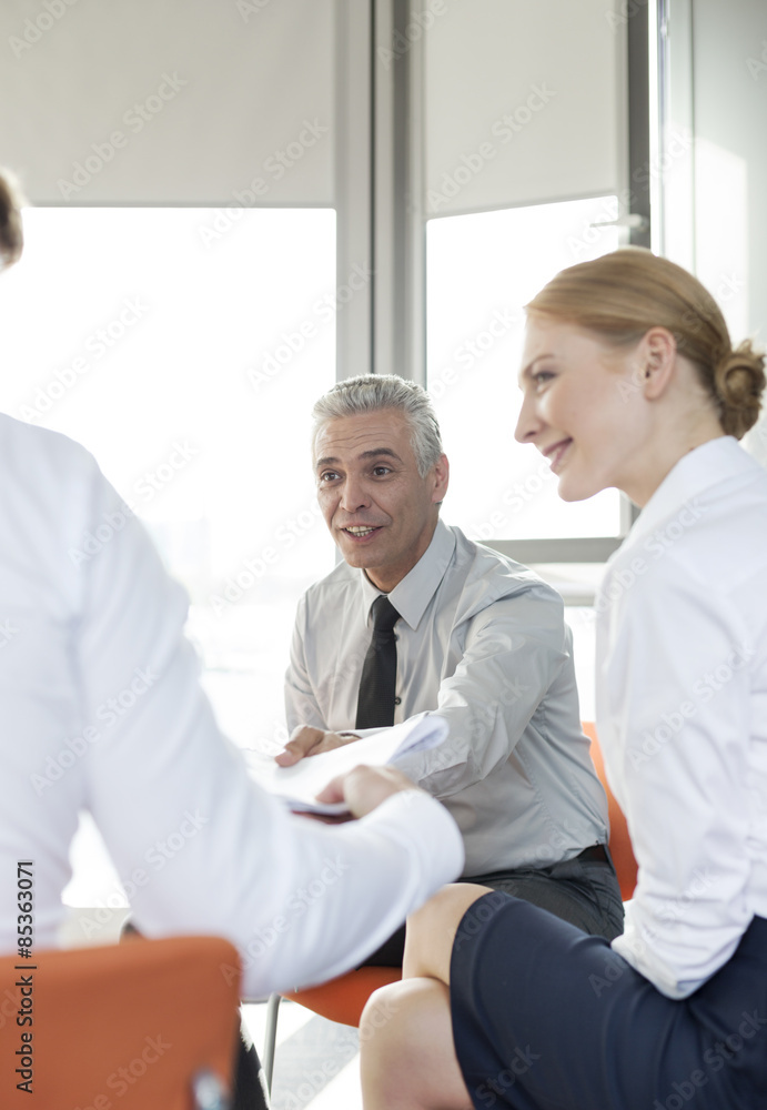 Business people in meeting, discussing Business people in meeting, discussing