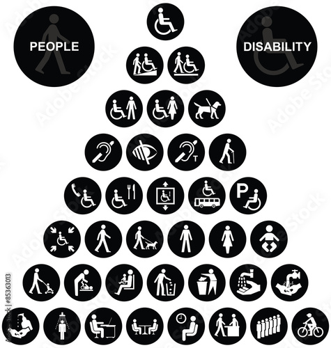 Pyramid Health and Safety Icon collection