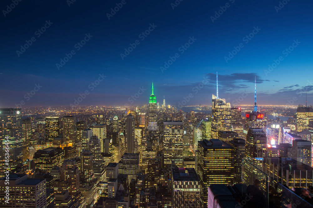 Obraz premium New York City at night