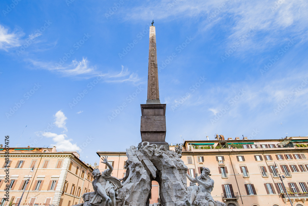 Fototapeta premium Piazza Navona landmark of Rome, Italy