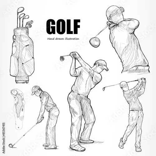 Golf drawing