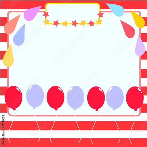 Red Birthday Card Template