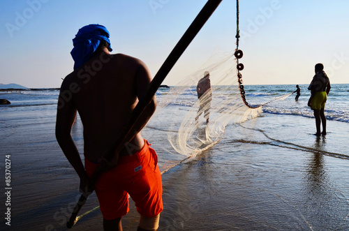 fishing net - Stock image