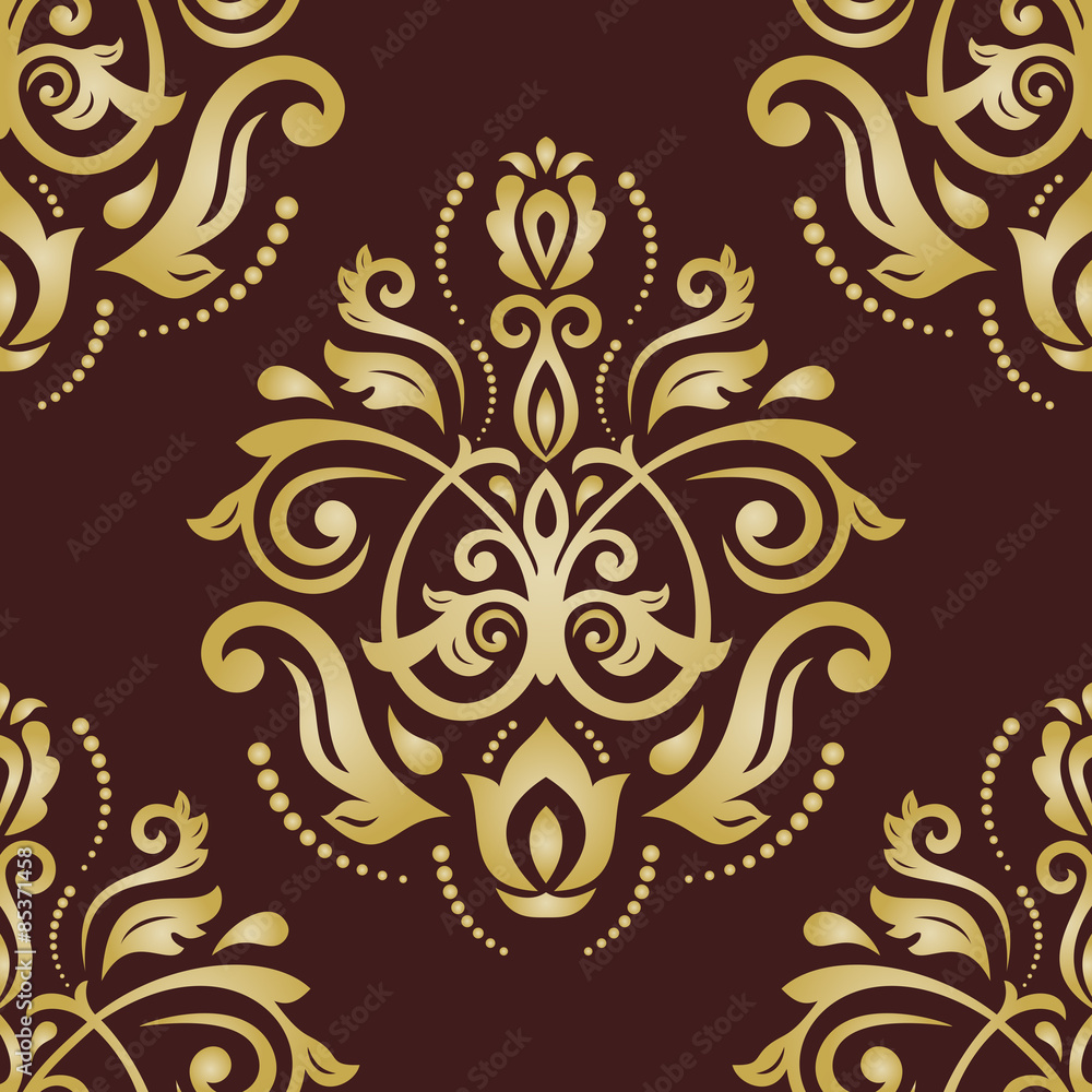 Damask Seamless Vector Pattern