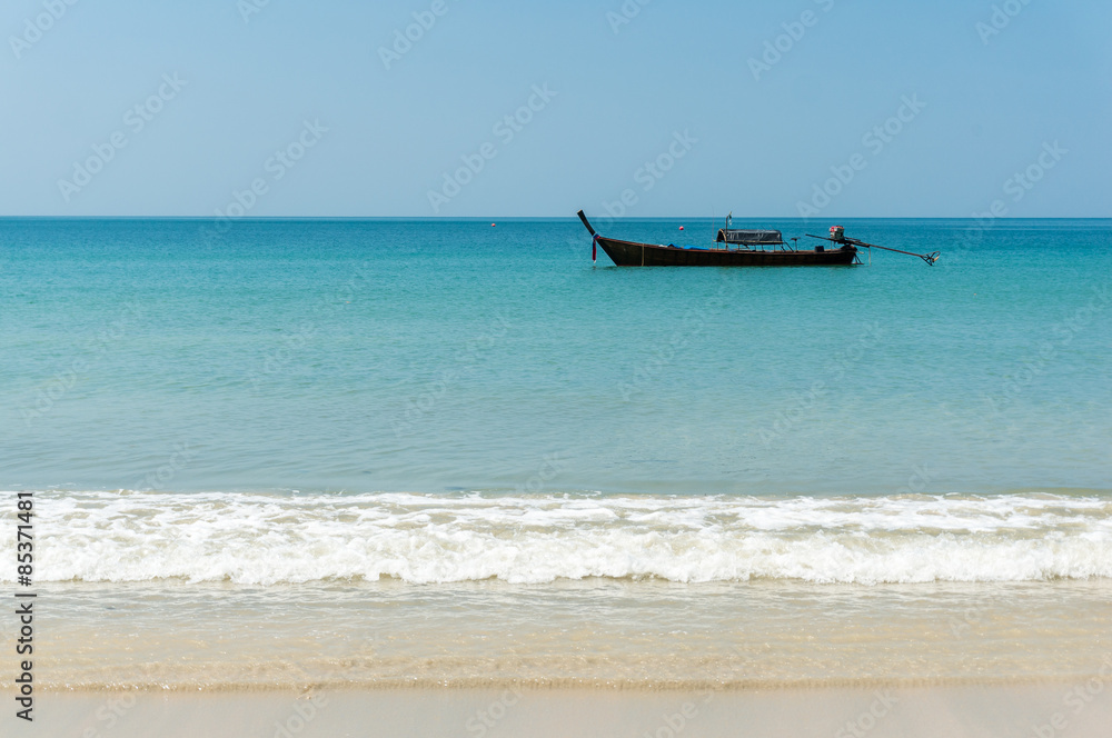 Fototapeta premium A Boat and The Beach