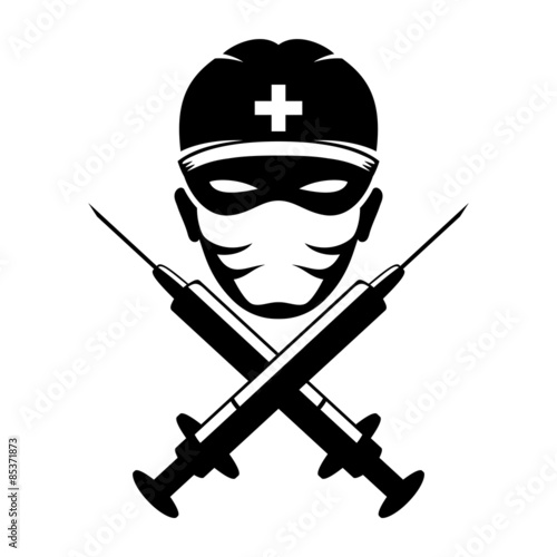 Vector sign. Medic.